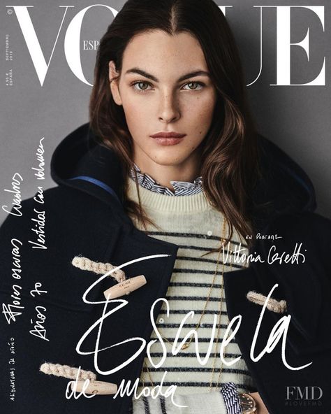 Vittoria Ceretti, Teddy Girl, Vogue Magazine Covers, High Fashion Photography, Vogue Spain, Vogue Us, Fashion Cover, Vogue Covers, Vogue Japan