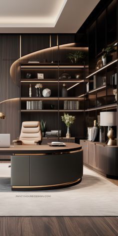 Ceo Desk Design Luxury Modern, Manager Desk Design Offices, Apple Office Interior Design, Fancy Office Ideas, Luxury Office Interior Modern, Sophisticated Office Design, Luxury Modern Office Design, Luxury Desk Design, Ceo Office Room Luxury