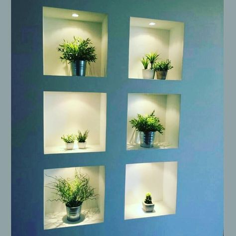 wall nich wall niches wall decor wall decoration wall decor ideas wall decorations wall painting wall shelves decor wall shelves decorative wall shelves ideas Niche Decor, Recessed Shelves, Tv Fal, Wall Niche, Amazing Decor, Wall Decor Design, Home Decor Diy, Living Room Decor Apartment, House Interior Decor