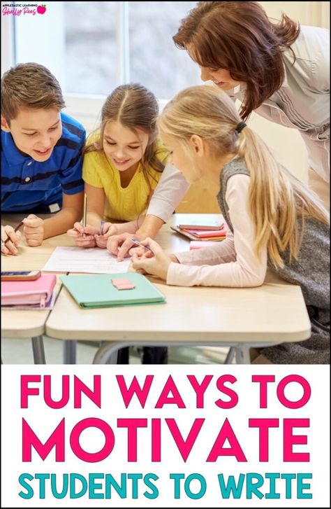 Looking for ways to motivate students to write? Get 20 creative ideas for writing activities for kids, including writing prompts, story starters, author visits, lessons, printable, and fun projects. Perfect ideas for 3rd grade writing, 4th grade writing, and 5th grade writing in the upper elementary classroom. Helpful for teachers! Writing Story Ideas, Writing Prompts Story Starters, Writing Activities For Kids, Elementary Writing Activities, Elementary Language Arts Activities, Ideas For Writing, Fun Writing Activities, Motivate Students, 5th Grade Writing