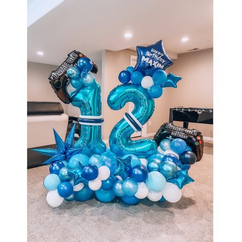 6 Balloon Bouquet, 12 Birthday Balloon Bouquet, 9 Balloon Bouquet, Gamer Balloons, Number 9 Balloon Bouquet, Number Bouquet Balloon, Balloons Number, Balloon Business, Bouquet Arrangement