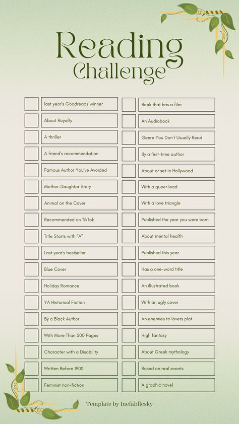 Instagram
template
reading
book
challenge 
reading challenge Freetime Activities, Book Reading Journal, Book Instagram, Reading Tracker, Recommended Books To Read, Book Challenge, Top Books To Read, Going Viral, Reading Challenge