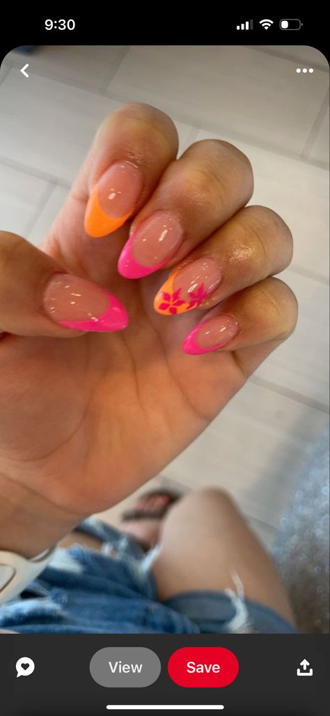 Girly Acrylic, Girly Acrylic Nails, Tip Nails, Simple Nails, Nail Tips, Cute Nails, Summer Nails, Acrylic Nails, Nail Polish