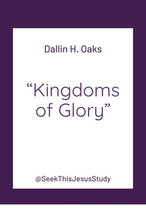 “Kingdoms of Glory” by Dallin H. Oaks from the October 2023 Conference is highlighted in this blog post. Dive into this insightful post filled with inspiring quotes about Jesus Christ, an uplifting quote to ignite your spirit, an invitation to take action, a promised blessing to seek, and a reflection question to deepen your understanding. Explore the links to music and artwork and find additional resources to study this General Conference talk. Quotes About Jesus Christ, 2023 General Conference, Quotes About Jesus, Relief Society Lessons, Relief Society Ideas, Names Of Christ, Conference Talks, Reflection Questions, Personalized Learning