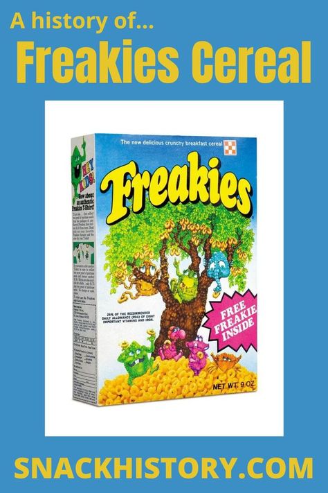 Freakies Cereal American Cereal, Cereal Commercial, Kids Cereal, Blogging Quotes, Breakfast Snacks, Celebrity Design, Breakfast Cereal, Sweet Memories, Pops Cereal Box