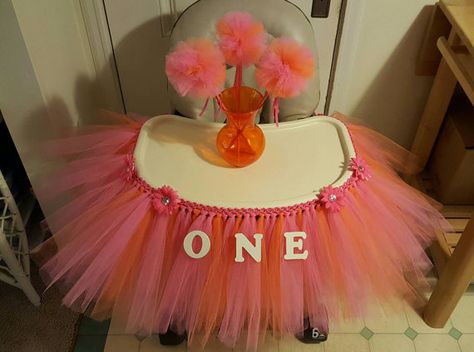 Tutu Decorations, High Chair Decorations, Tutu Cake, High Chair Tutu, Tutu Cakes, Party Veil, Llama Party, Wine Glass Decor, Tutu Party