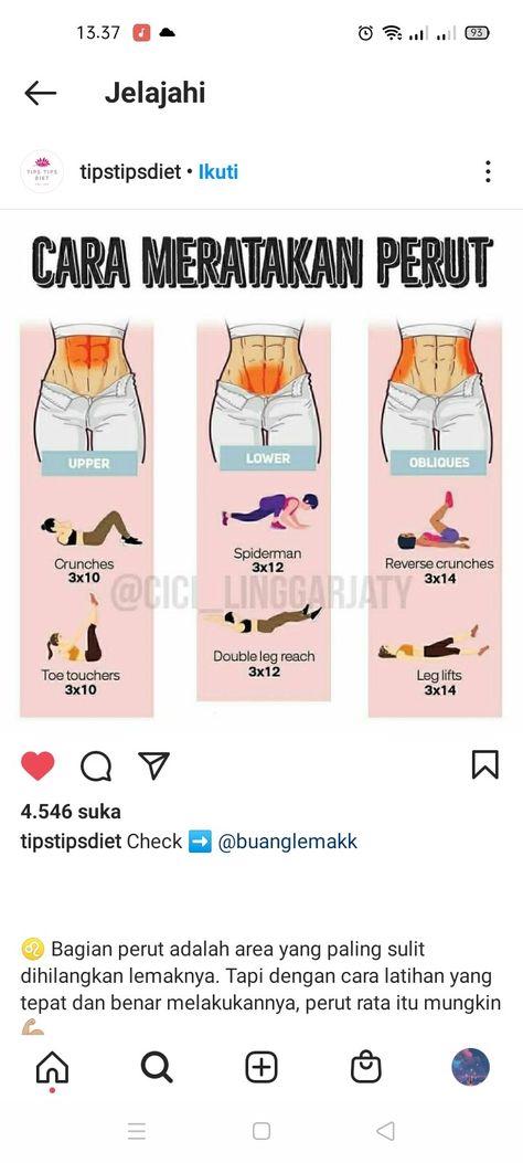 Cara Membesarkan Tt, Motivasi Diet, Healthy Life Hacks, All Body Workout, Plank Workout, Abs Workout Routines, Facial Skin Care Routine, Weight Workout Plan, Gym Workout For Beginners