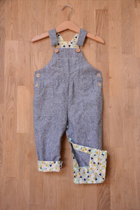 Frankie Dungaree Sewing Pattern for age 6m - 2t from www.twostitchespatterns.com Dungarees Pattern, Dungarees Dress, Dungaree Pattern, Toddler Sewing Patterns, Baby Dungarees, Cotton Lycra Fabric, Cotton Lawn Fabric, Gathered Dress, Dress Making Patterns