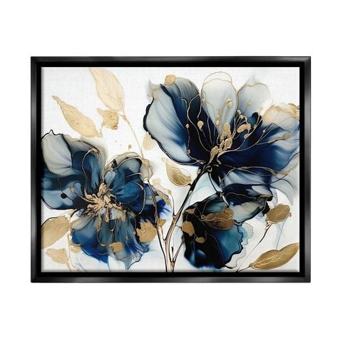 Modern Flowers, Flower Canvas Wall Art, Botanical Artwork, Wall Art Plaques, Modern Flower, Stupell Industries, Flower Canvas, Giclee Art, Flower Frame