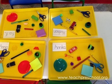 Learning where things belong in the preschool classroom by Teach Preschool Preschool First Week, Head Start Classroom, Welcome To Preschool, Creative Curriculum Preschool, Preschool First Day, Teach Preschool, First Week Of School Ideas, Welcome To School, School Lesson Plans