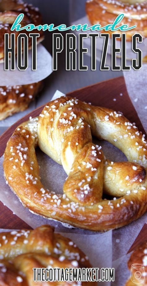 Hot Pretzels Recipe, Hot Pretzels, Soft Pretzel Recipe, Pretzel Recipe, Homemade Pretzels, Homemade Soft Pretzels, Soft Pretzel, Pretzels Recipe, Favorite Dips