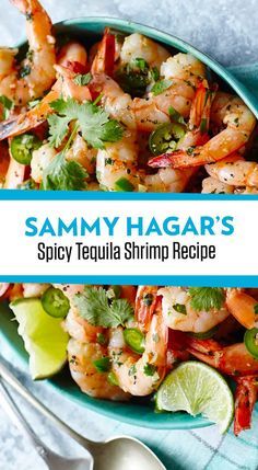 Tequila Shrimp Recipe, Tequila Shrimp, Tequila Lime Shrimp, Mexican Shrimp Recipes, Lime Shrimp Recipes, Baked Shrimp Recipes, Best Shrimp Recipes, Sammy Hagar, Shrimp Dinner