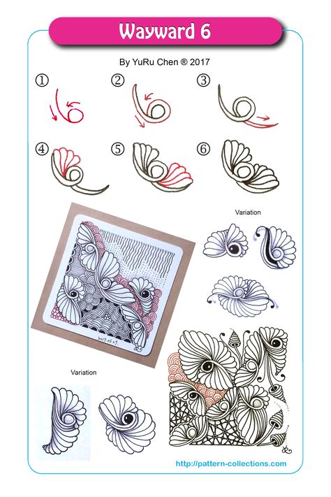 Zentangle Butterfly, Zantangle Art, Zen Doodle Patterns, Zentangle Tutorial, Zen Tangle, Tangle Pattern, Tangle Doodle, Zentangle Designs, Tangle Art