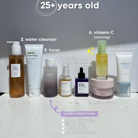 #skincarrdaily #skincare #skincareproducts #skincareroutines #koreanskincare #koreanproducts #skincaretips #skinhealth Anti Aging Skin Care Products, Beginner Skin Care Routine, Korean Skin Care Secrets, New Routine, Oily Skin Care Routine, Basic Skin Care Routine, Shower Skin Care, Hydrating Toner, The Routine