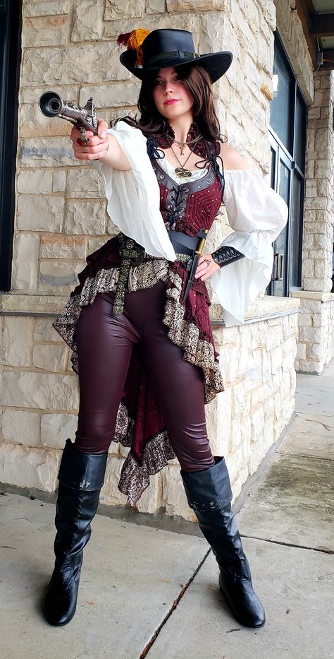 Pirate Costume Ideas Pirate Dress Female, Female Pirate Cosplay, Pirates Clothes, Pirate Outfit Women, Captain Syrup, Diy Pirate Costume For Kids, Pirate Costume Kids, Pirate Girl Costume, Pirate Costume Diy