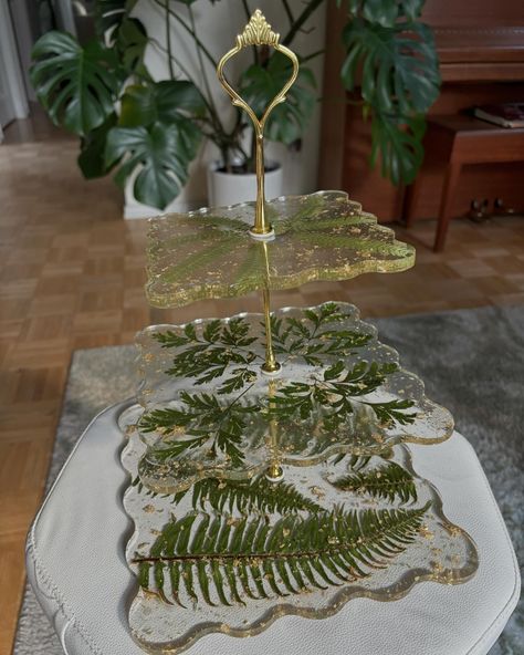 Cute little cupcake stand 🧁 #resin #epoxyresin #cupcakestand #flowerpreservation #plants #plantlover Cupcake Stand, How To Preserve Flowers, Plant Lover, Epoxy Resin, Cupcake, Plants, Quick Saves