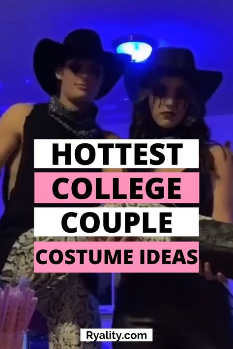 omg I had no clue what me and my bf's costumes should be for halloween but these are some really good couples halloween costumes College Couple Costumes, 2023 Halloween Costumes, Couple Costumes For Halloween, Couple Costume Ideas, College Couple, Eve Costume, College Couples, Cutest Couples, Couple Costume