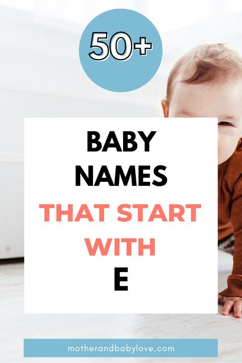 Whether you are into traditional, contemporary charm and would like something modern baby names, or even something completely unique, finding a baby name that resonates with your family can take time. If you’re searching for baby names that start with the letter “E,” you’re in luck! This list of baby names starting with “E” is full of baby names that are timeless and elegant, offering a range of options for boys, girls, and even unisex baby names. E Names For Boys, E Baby Names, Best Names For Boys, Rare Baby Boy Names, List Of Baby Names, Uncommon Baby Boy Names, Baby Boy Names Unique, Old Fashioned Baby Names, Unisex Names