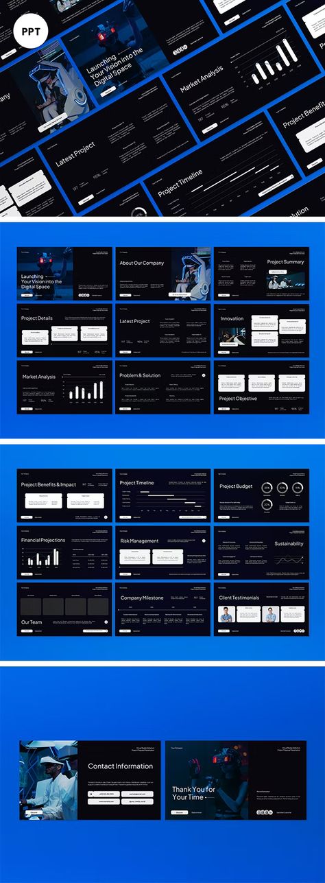 Black Modern VR Exhibition Project Proposal PPT, Presentation Templates Vr Exhibition, Exhibition Project, Slide Deck, Proposal Design, Deck Template, Navigation Bar, Video Mockup, Design Maker, Project Proposal