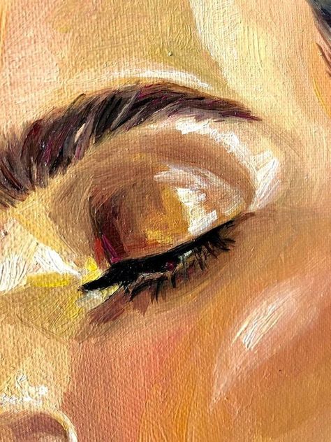 Portrait Oil Painting, Art Female, Original Fine Art, Female Portrait, The Details, Acrylic Painting, Oil Painting, Fine Art, Canvas