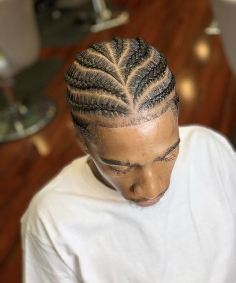 Men Cornrows Short Hair, Small Cornrows Men, Taper Fade Cornrows, Cornrows Men Black Hairstyles, Cornrow For Men, Men’s Cornrow Styles, Men Cornrow Hairstyles, Braids For Men Cornrows, Mens Cornrows Design Black Men