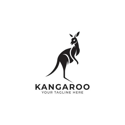 Kangaroo animal logo design vector illus... | Premium Vector #Freepik #vector Kangaroo Animal, Animal Logo Design, Kangaroo Stuffed Animal, Kangaroo Logo, Logo Psd, Pet Logo Design, Technology Icon, House Vector, Card Banner