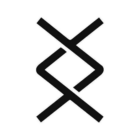 Inguz Rune Tattoo, Inguz Tattoo, New Phase Of Life, Nordic Symbols, Simple Tattoos For Guys, Ribcage Tattoo, Magick Symbols, Rune Tattoo, Panther Tattoo