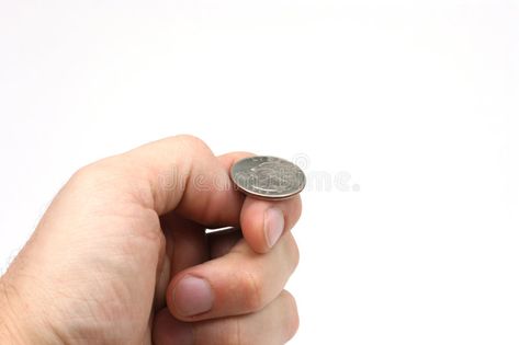 Coin Flip. A hand holding a quarter, just about to flip a coin #Sponsored , #ADVERTISEMENT, #ad, #Flip, #flip, #coin, #hand Coin Flip Tattoo, Flipping Coin Drawing, Coin Photography, Flip A Coin, Coin Flip, Bit Coin, Hand Reference, Hand Holding, Brochure Template