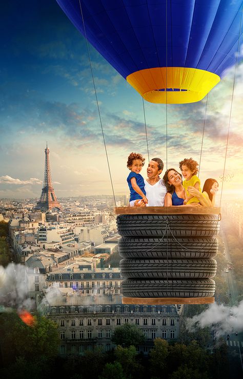 Goodyear | Family Holiday at France on Behance Travel Advertising Design, Food Logo Design Inspiration, Instagram Branding Design, Graphic Design Brochure, Travel Ads, Graphic Design Ads, Good Year, Food Poster Design, Family Poster