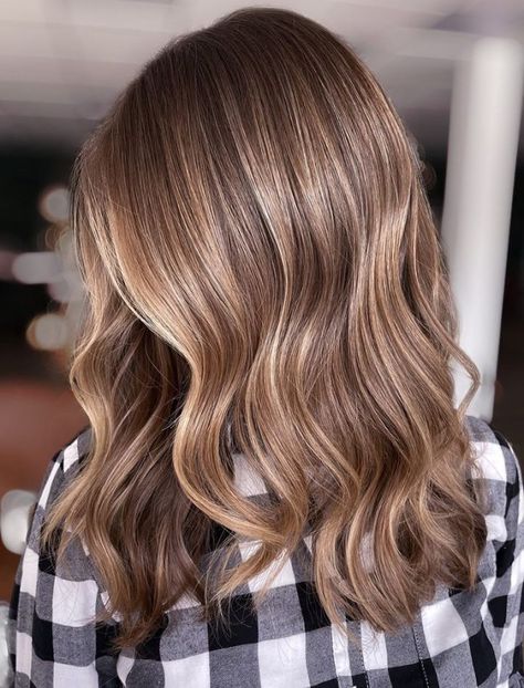 Light Cedar Brown Balayage Hair Light Brown Hair Ideas, Golden Highlights Brown Hair, Light Brown Hair Dye, Warm Blonde Highlights, Brown Hair Ideas, Light Brown Balayage, Brown Hair Inspiration, Brown Hair With Caramel Highlights, Chestnut Hair