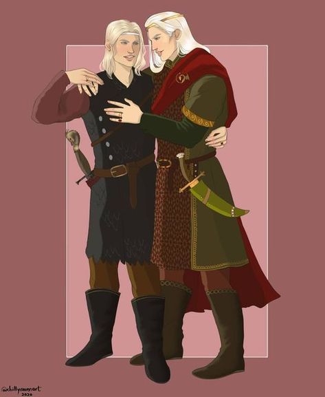 Jaehaerys And Alysanne, Baelon Targaryen, Rhaegar And Lyanna, Arte Game, Daeron Targaryen, Aemon Targaryen, Dessin Game Of Thrones, Black Dreads, Here Be Dragons