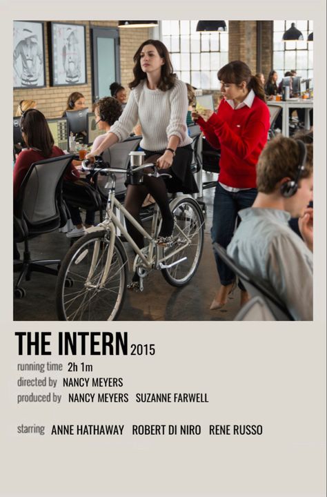 The Intern Aesthetic, The Intern Poster, The Intern Movie Poster, Anne Hathaway Movies List, Alternative Movie Posters Polaroid, The Internship Movie Poster, The Intern Movie, Divergent Poster, Anne Hathaway Films