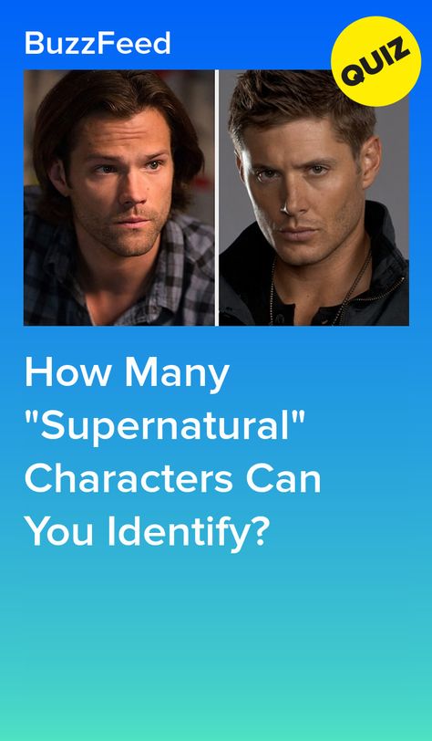 How Many "Supernatural" Characters Can You Identify? Supernatural Fandom Funny, Supernatural Quiz, Supernatural Creatures List, Supernatural Quizzes, Supernatural Characters, Monster List, Trivia Tuesday, God Mode, Play Quiz