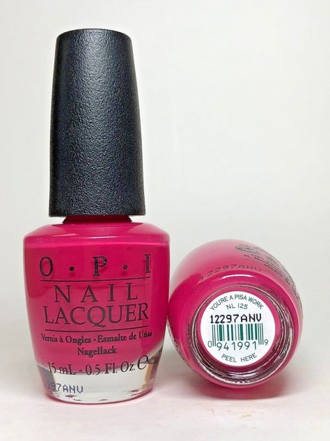 Acrylic Nail Polish, Opi Nail Colors, Powder Nail Polish, Pink Polish, Work Nails, Beauty Supply Store, Black Nail Designs, Opi Nail Lacquer, Opi Nail Polish