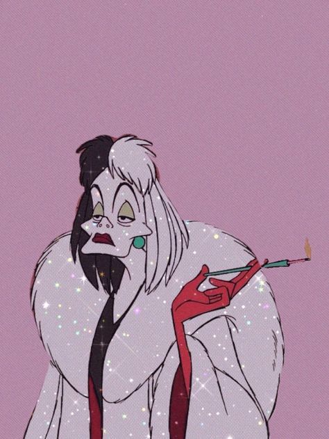 Disney Villian Wallpaper, Cruella Background, Cruella Deville Wallpaper, Disney Villain Wallpaper, Dark Disney Aesthetic, Scandalous Aesthetic, Cruella Wallpaper, Disney Villains Aesthetic, Villain Wallpaper