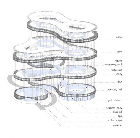 Koshino House, Parking Plan, Hotel Concept, Mall Design, Landscape Model, Roof Architecture, Concept Diagram, Hotel Architecture, Architecture Design Concept