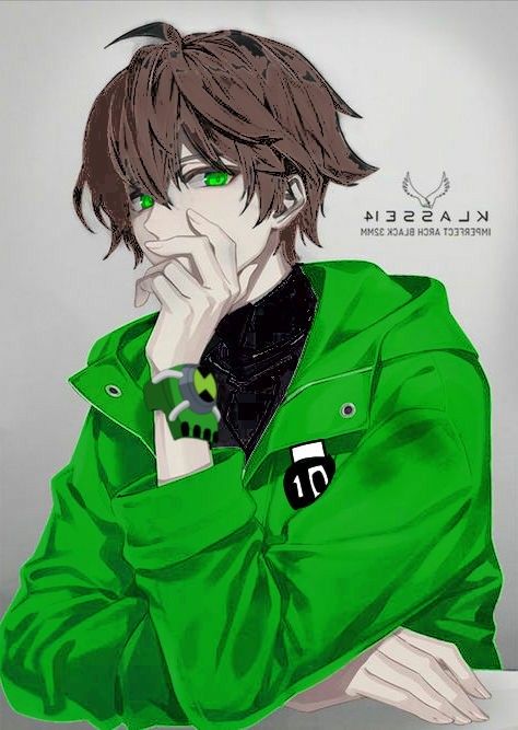 Omnitrix Ben 10, Ben Tennyson, Ben 10 Comics, Dark Fantasy Artwork, Ben 10 Omniverse, Anime Drawing Books, Evil Anime, Anime Version, Art Manga