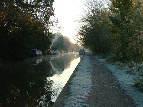 Grand Canal in winter, Hemel Hempstead, Hertfordshire Weird Homes, Hemel Hempstead, Roman Britain, Photography History, England Photography, History Of Photography, Family Days Out, Grand Canal, Rural Life