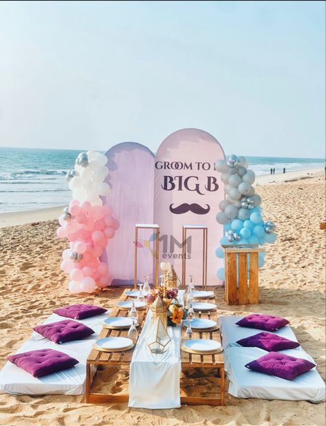 #groomsmen #groom #Groomshower #bridalshowerideas #bridal #beach #balloondecor #1mevents #tiktok #instagram #indianwedding Beach Balloon Decorations, Beach Balloons, Beach Bridal Shower Decorations, Beach Decor Ideas, Bride To Be Decorations, Beach Bridal Showers, Bridal Decorations, Pool Patio, Bride To Be