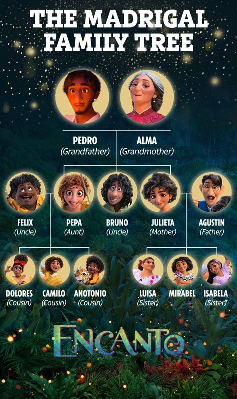 Encanto Family, Encanto Characters, Family Tree Photo, Circus Characters, Snap Streak Ideas Easy, Spanish Teaching Resources, Karakter Disney, Presentation Design Template, Disney Aesthetic