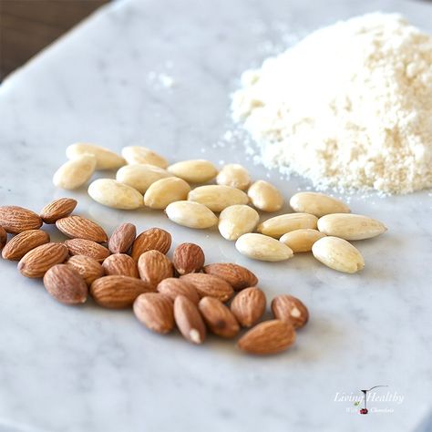 How To Make Almond Flour, Blanching Almonds, Diy Almond Flour, Paleo Bread Recipe, Make Almond Flour, Almond Rice, Healthy Afternoon Snacks, Almond Flour Recipes, Blanched Almonds