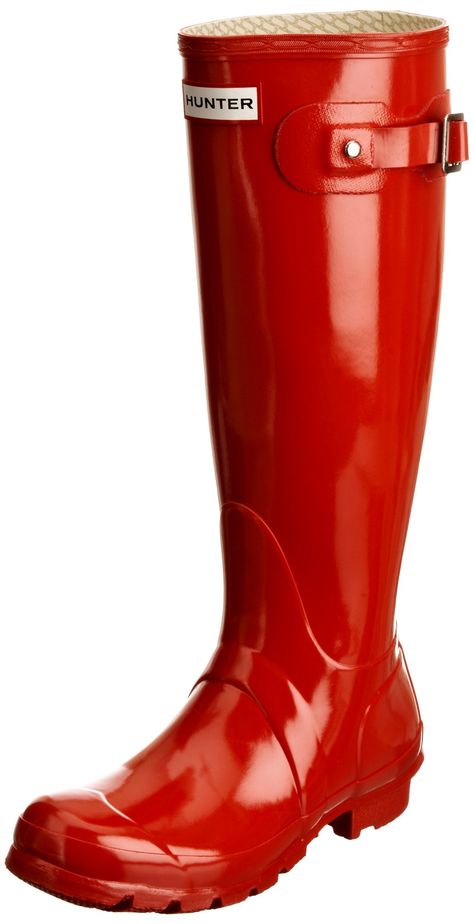 Amazon.com: Hunter Womens Original Gloss Rain Boot: Shoes Baby Raincoat, Long Rain Coat, North Face Rain Jacket, Wellies Boots, Wellington Boot, Wellington Boots, Hooded Raincoat, Raincoats For Women, Women Hunters