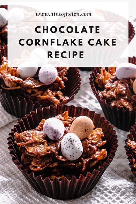 Chocolate Cornflake Cakes Easter Cornflake Cakes, Chocolate Cornflake Clusters, Cornflake Cookies Chocolate, Cornflake Tart Traybake, Cornflake Cakes, Chocolate Cornflake Cakes, Cornflake Cake, Cakes Simple, Homemade Chocolate Truffles