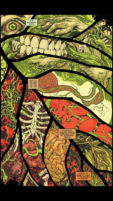 Alan Moore, Swamp Thing, Comic Layout, Graphic Novel Art, Arte Inspo, Ap Art, Sketchbook Art Inspiration, Art Block, Funky Art