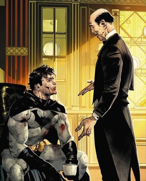 Dc Alfred, Bruce Wayne Art, Batman And Alfred, Bruce Wayne And Alfred, Bruce And Alfred, Batman Comic Panels, Bruce Wayne Comic, Batman Alfred, Alfred Batman