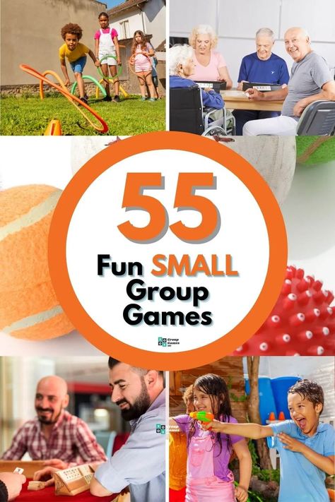 55 Fun Small Group Games to Play - Group Games 101 Group Games To Play, Group Games For Teenagers, Fun Kids Party Games, Preschool Small Group, Outdoor Games For Preschoolers, Games To Play Outside, Games Group, Small Group Games, Large Group Games