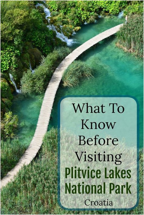 What You Need to Know Before Visiting Plitvice Lakes National Park in Croatia. We'll give you all of the information you need to know about when to visit Plitvice Lakes, parking, admission, trails, and more! You should definitely visit Plitvice Lakes on your next visit to Croatia! #croatia #europe #plitvice #plitvicelakes #plitvicelakesnp #waterfalls #placestovisitincroatia #croatiatravel Plitvice National Park, Travel Croatia, Croatia Beach, Balkans Travel, Croatia Holiday, Europe Holidays, Plitvice Lakes National Park, Visit Croatia, European Wedding