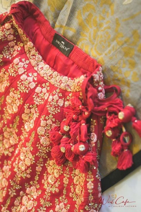 Sabyasachi bridal lehenga with tassels Lehenga Tassels, Sabyasachi Bridal Lehenga, Sabyasachi Lehenga Bridal, Sabyasachi Bridal, Lehenga Jewellery, Sabyasachi Lehenga, Wedding Register, Bridal Photos, Popular Wedding