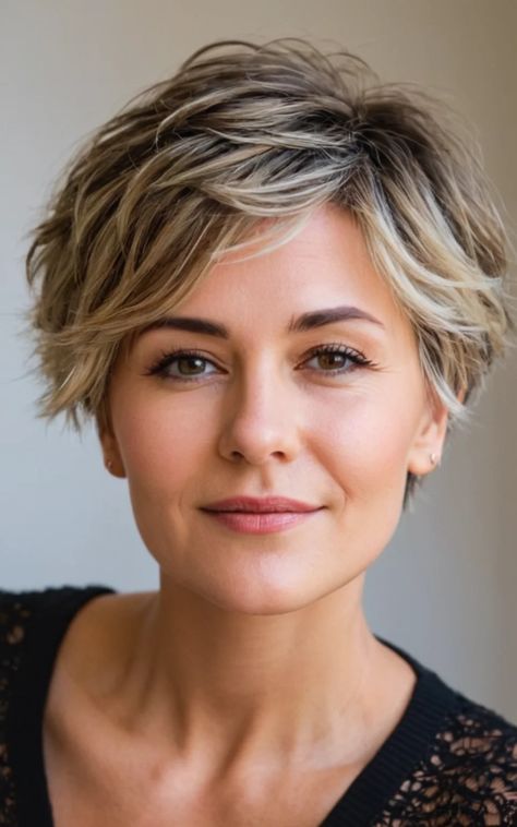 Shaggy Pixie Bob, Long Layered Bob Hairstyles, Classic Pixie, Shaggy Pixie, Pixie Bob Hairstyles, Shaggy Short Hair, Bob Hairstyles For Thick, Messy Short Hair, Layered Bob Hairstyles