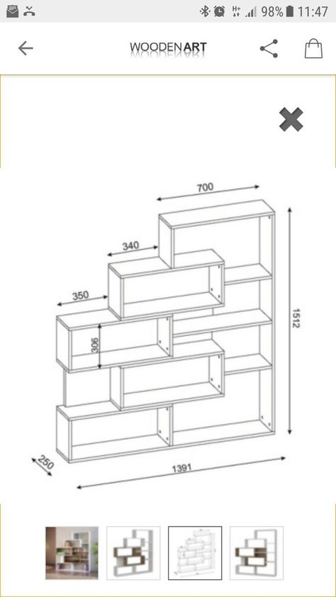 Shelf Blueprints, Diy Bookshelf Plans, Bookshelves In Bedroom, Cool Bookshelves, Cardboard Crafts Diy, Book Cabinet, Home Library Design, Wall Shelf Decor, Woodworking Patterns